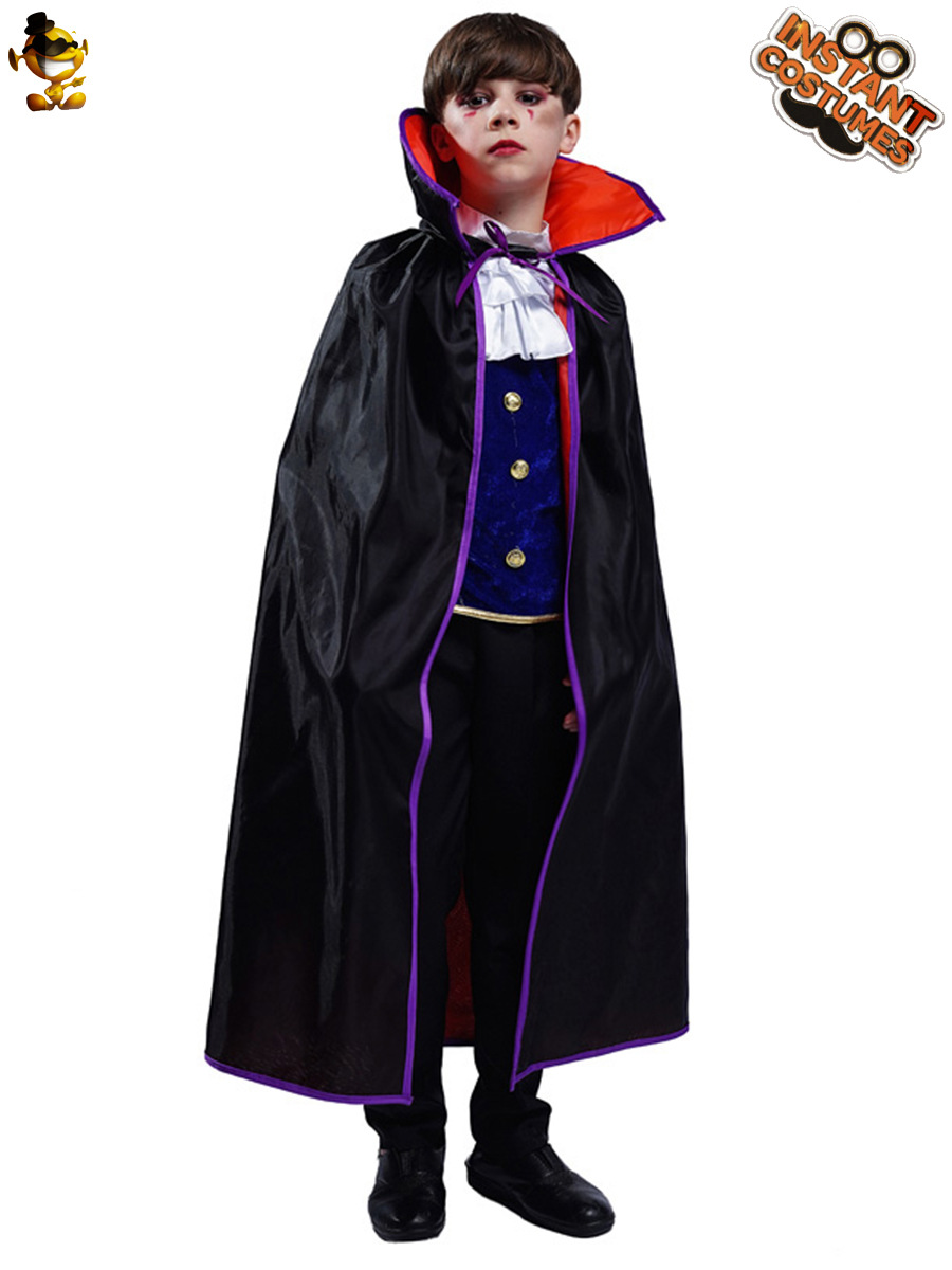 Transfronterizo nuevo niño pequeño traje de vampiro traje de Halloween cosplay de la mascarada