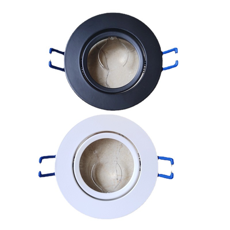 Soporte para Foco LED Empotrado MR16/GU10, Anillo Decorativo