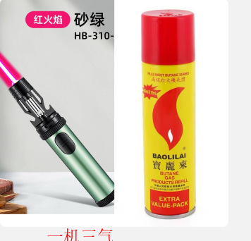网络爆款310直冲焊枪充气自带开瓶器户外露营烧烤喷火枪一件代发|undefined