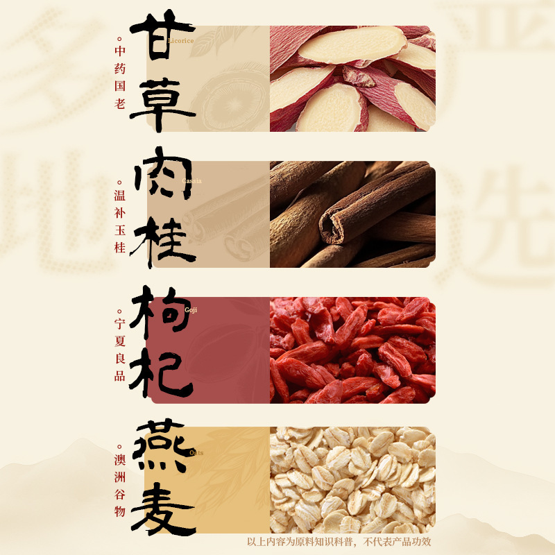 【西麦黄芪人参燕麦片350g】黄芪人参滋补营养冲饮早餐速食燕麦片|undefined
