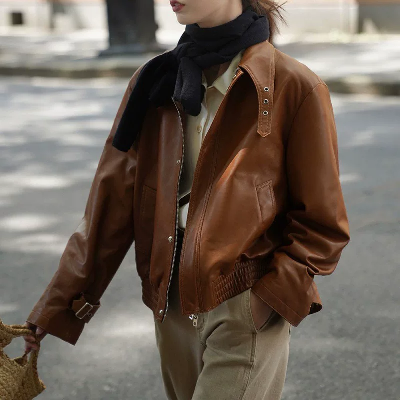 Short autumn jacket for leisure, 2023