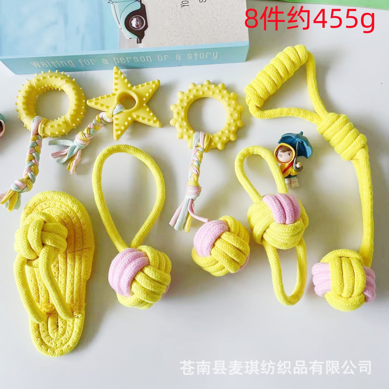 Amazon se especializa en juegos de juguetes para mascotas, cuerda de algodón Macron, molares, juguetes para perros resistentes a morder, bolas de juguetes para mascotas al por mayor