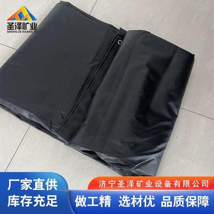 Горный спасательный огнестойкий ветровой барьер 4 м * 4 м подземный проход с ПВХ пожаротушение ветровой барьер полиэстер холст хлопок ветровой барьер