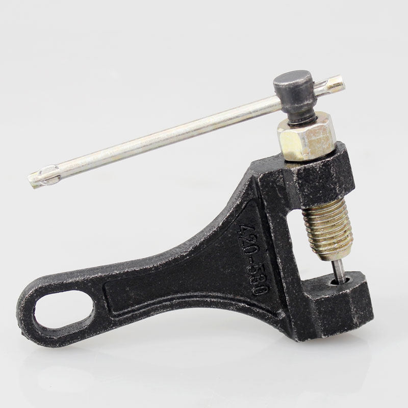 Motorcicleta triciclo universal desmontaje de cadena herramienta especial desmontaje de cadena interceptor de cadena 420 / 428 / 530