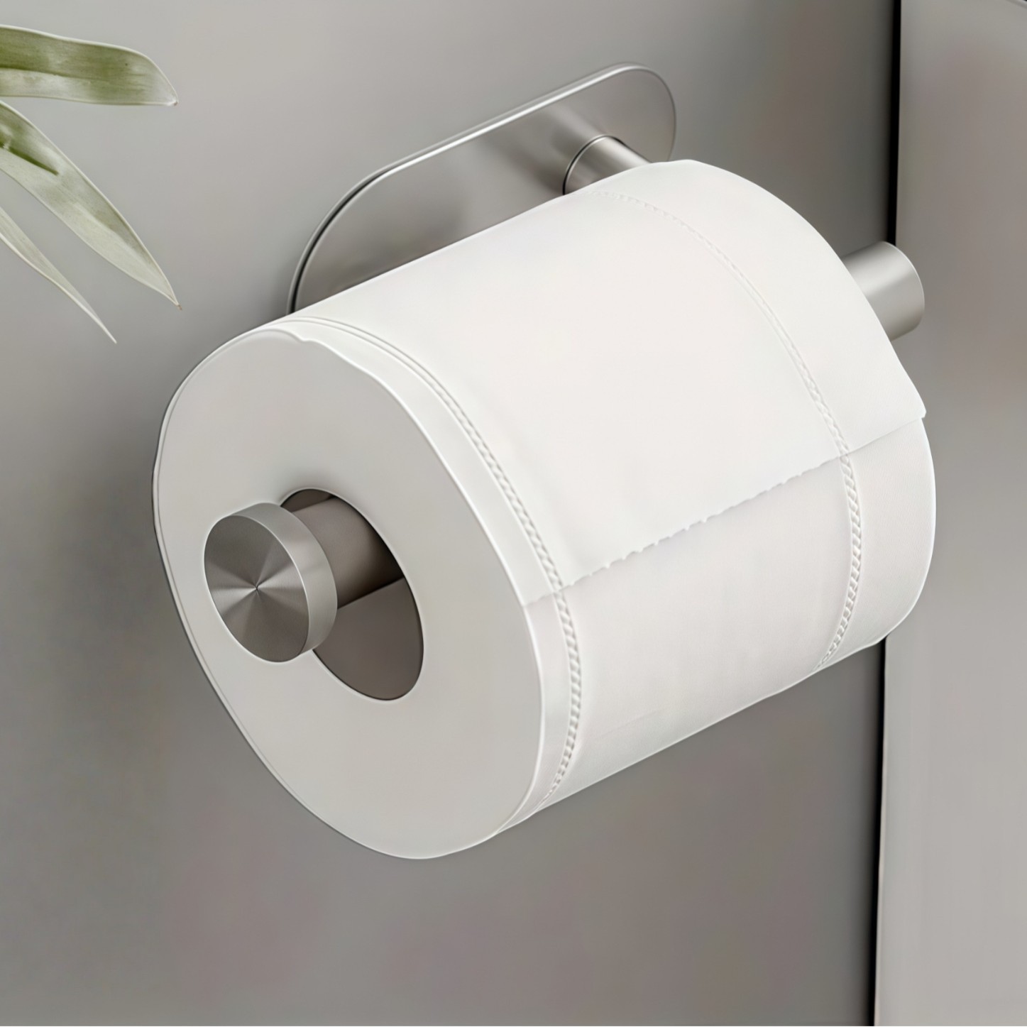 Transfronterizo de acero inoxidable toallitas de papel de baño sin perforación estante de papel de baño estante de papel rodante de papel de pared sin clavos soporte de toallas