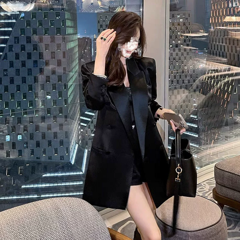 В наличии [6652] Женский повседневный блейзер больших размеров, новая модная стильная элитная модель 2024 года