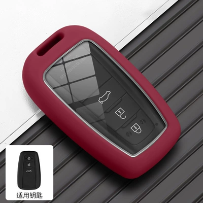 Car key bag – Key Cover for Crown - b-style-single-shell-red