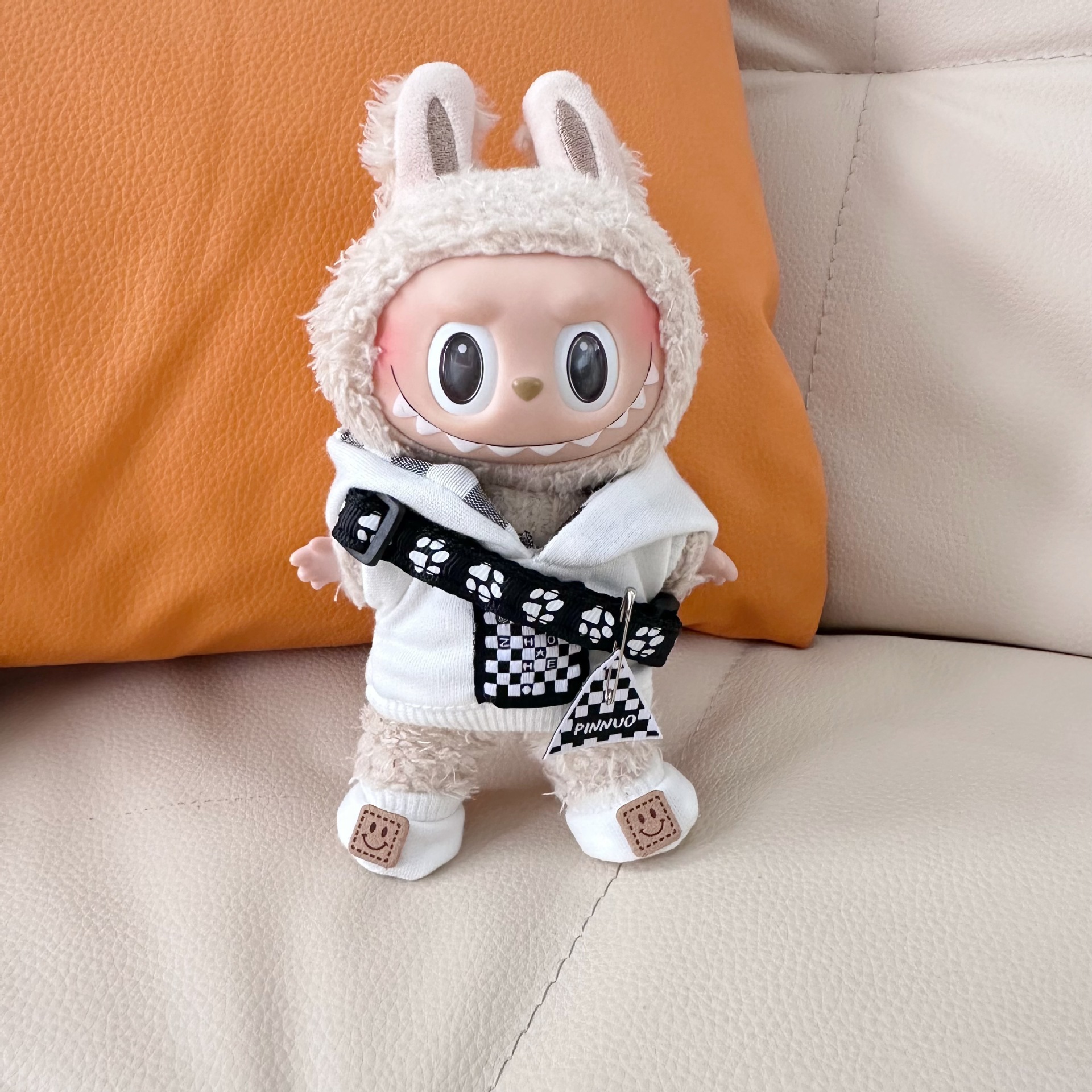 화이트 벨 스웨터 세트