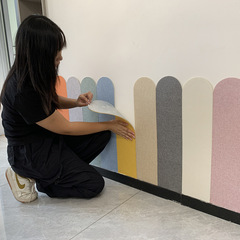 3d立体衝突防止壁に壁を貼ったスカートは、柔らかいバッグの子供の部屋にくっつき、ベッドの周りに壁を貼って恥を隠す