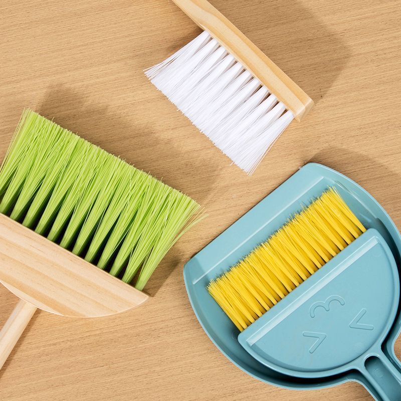 Niños en el hogar simulación multifuncional herramienta de limpieza de barreras de madera mini escoba trapeador conjunto de juguetes de educación temprana