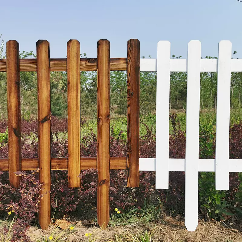 防腐木网格栅栏花园园林实木篱笆户外矮室外组装护栏庭院公园围栏