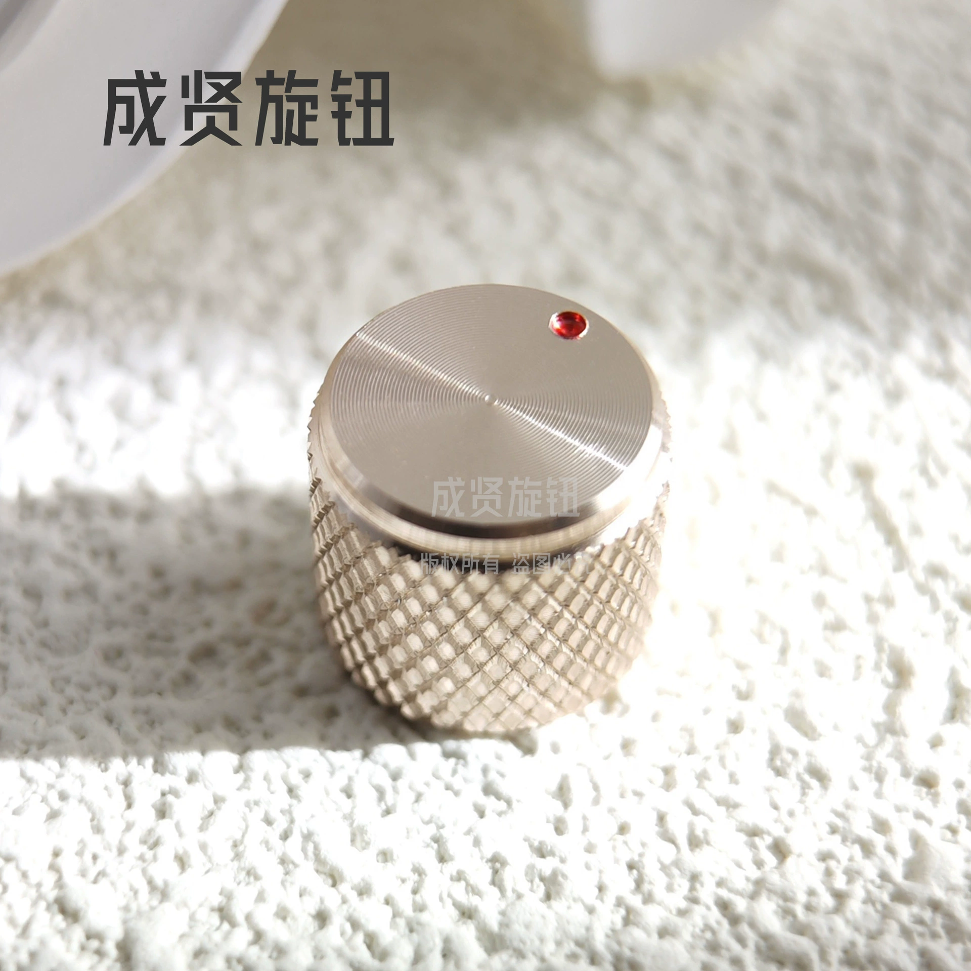 Алюминиевый сплав потенциометр Кнопка Диаметр кодера 13 Красные точки накатки переключатель громкости Производитель Внутреннее отверстие 6