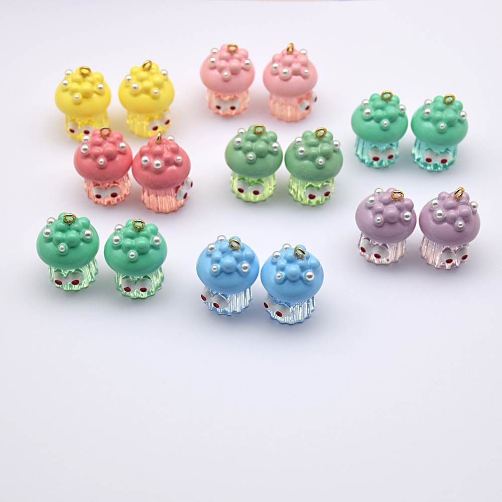 풍부한 수지 KAWAII INS 스타일 일본식 KOLULI 펜던트 액세서리 귀걸이 DIY 수제 키 체인 액세서리