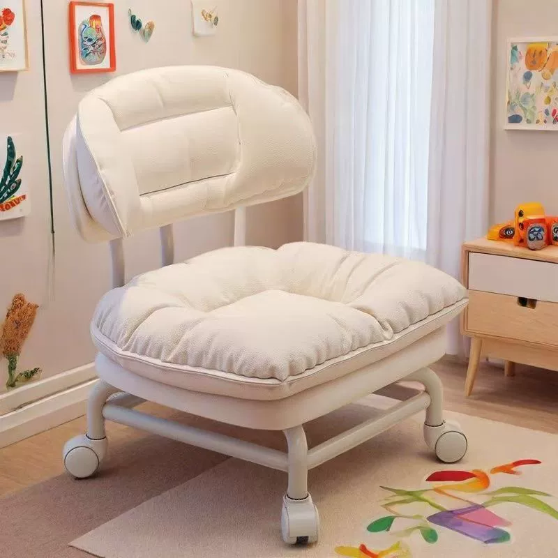 Модный многофункциональный декоративный табурет с текущей водой, небольшой табурет на поворотных роликах, бытовой раздвижной низкий табурет.