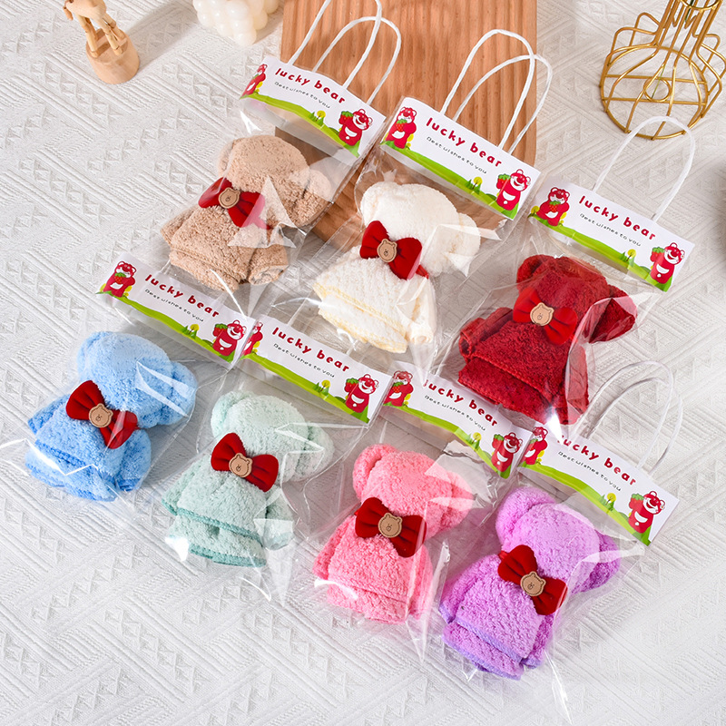 Nueva toalla de oso, regalo de mano, cumpleaños, luna llena, regalos de boda, regalos de apertura, regalos de regalo