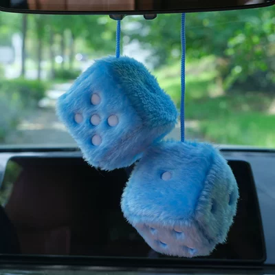 Hanging Logo1 — Car hanging - blue-white-dot