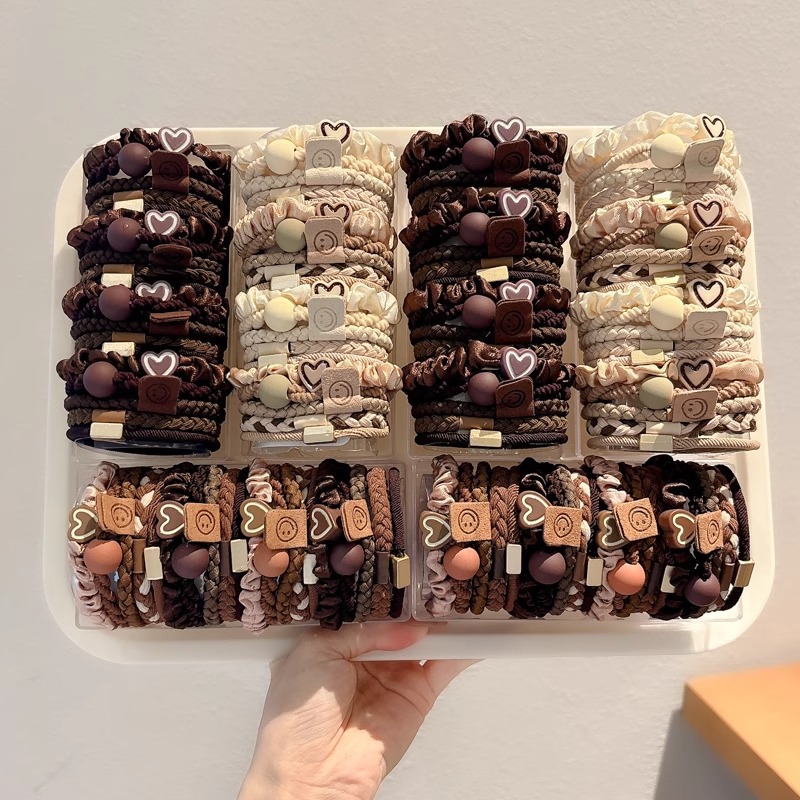 Meilad Bears anillo de cabello otoño-invierno 2024 nuevo estilo de cabello de alta elasticidad de cabello de cola de caballo simple adornamiento de cabello de alta calidad