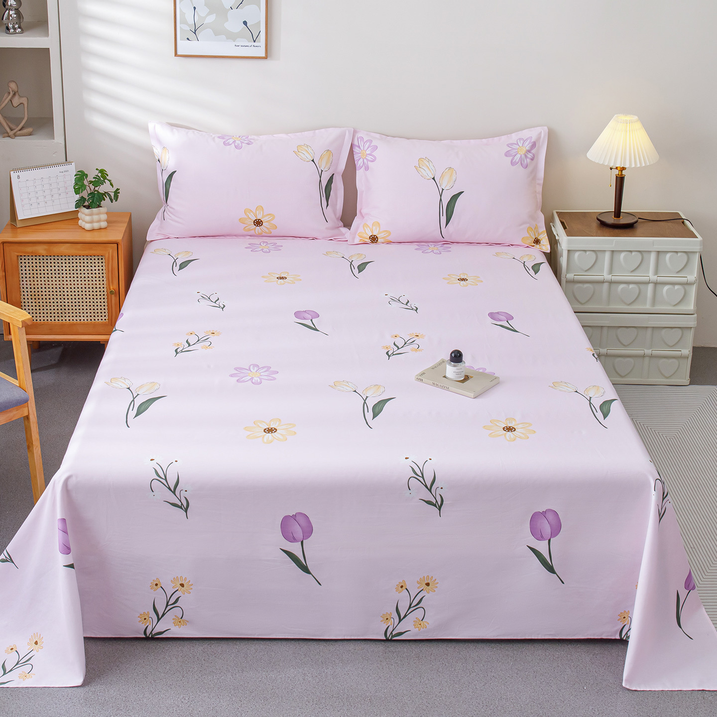 100% algodón sábanas dormitorio de estudiantes cubierta de cama individual niños de verano una sola pieza engrosada edredón al por mayor image 13