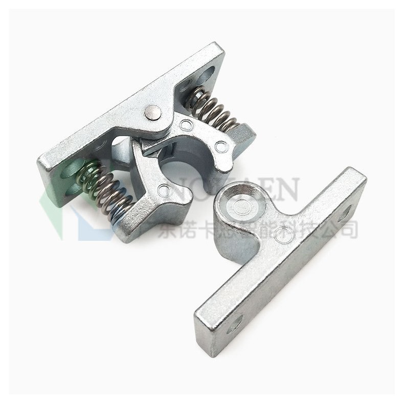 Aleación de zinc puerta fuerte toque grano de metal grande puerta parada de resorte hebilla cerradura Puerta de succión pesada fundición grande clip de la puerta