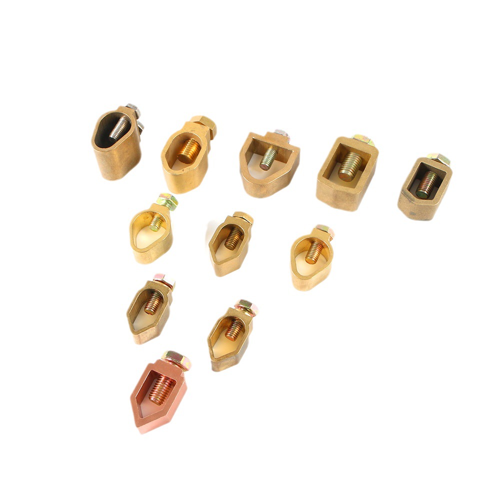 接地棒线夹导体链接器加工制黄铜接地线夹A(D)型防雷配件批发