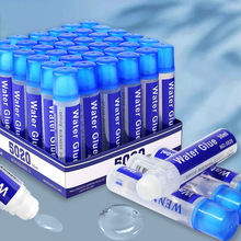 50ml液体胶水手工diy透明学生办公用品水晶泥海绵头制作502液体胶