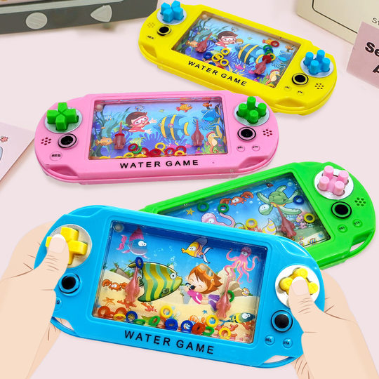 Classic large children's ring game machine toy plastic water machine toy early education puzzle nostalgic stall hot sale