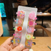 Cute brand milk tea, bangs for elementary school students, cartoon hair accessory