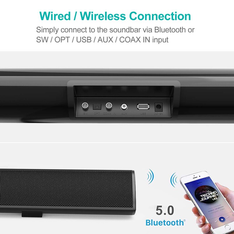 エコー壁soundbarバーテレビスピーカー無線ホームシアター120W大出力音覇bluetooth音|undefined