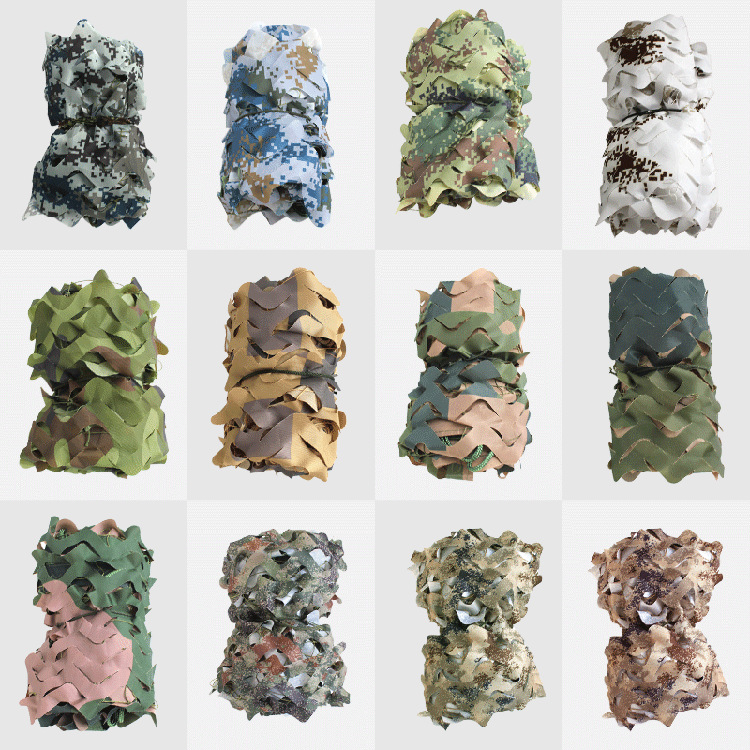 Kunjun Intelligent Manufacturing: Camouflage net available in multiple colors and sizes, anti-sunlight net, anti-drone camouflage net 210D