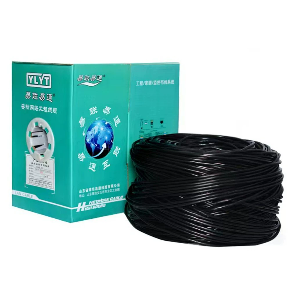 Кабель видеонаблюдения Yitong YT580 из бескислородной меди 4+2*0.5 в оболочке, утолщенный, интегрированный