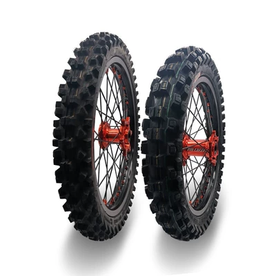 Hengjian Kweisi Xinyuan X2 cross-country motorcycle front: 21*1.85 rear: 19*2.15 anti-pulley bead assembly (Motorcycle wheel hub) - front-21185-rear-19215-wheel-assembly