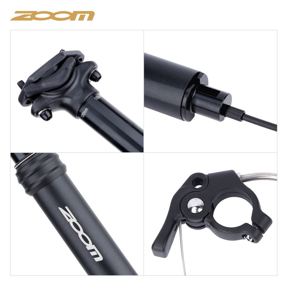 Transfronteriza Taiwán ZOOM bicicleta de alambre controlado hidráulico de elevación tubo del asiento bicicleta de montaña poste del asiento 30,9mm