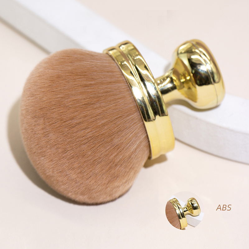 Simple Style Rose Gold Gold Black Artificial Fiber Plastic Handgrip Makeup Brushes 1 Piece display picture 12