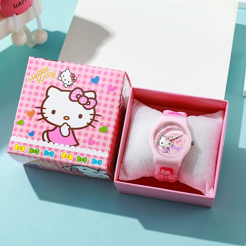 Sanrio детские часы для школьников начальных классов, мультяшная кварцевая кукла, новая коллекция