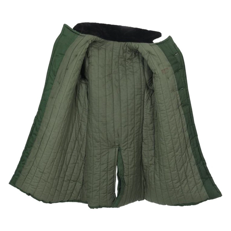 Пальто из полиэстера и хлопка цвета травы типа 87, утолщенная длинная многофункциональная спецодежда, морозостойкое и теплое зимнее военное пальто.