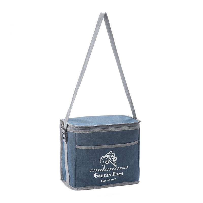 Bolsa Térmica Porta Alimentos de Tela Oxford, Portátil, Plegable, para Viaje
