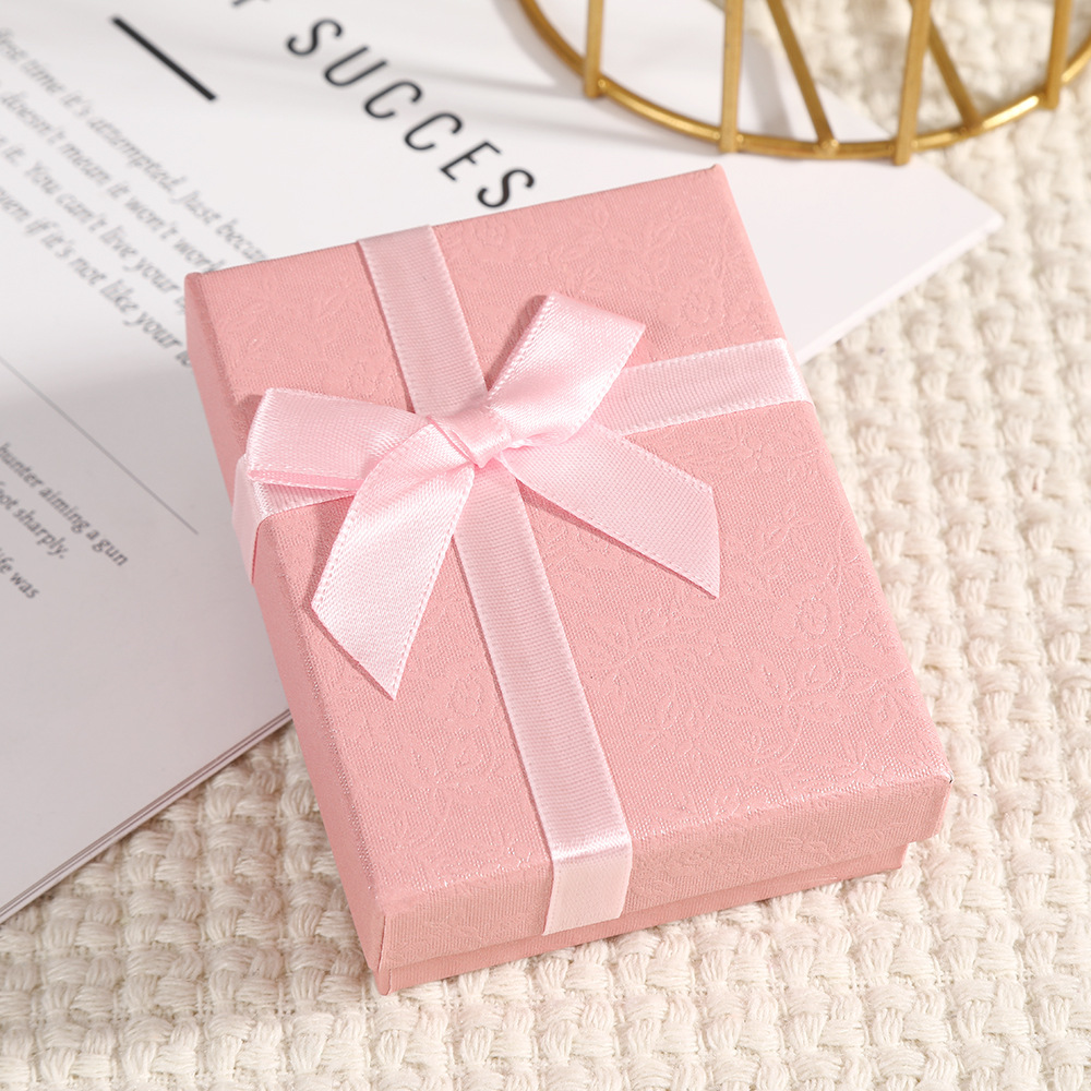 Tempestad francesa retro arco decoración caja de regalo heaven cubierta collar pulsera joyas caja de embalaje caja de joyas