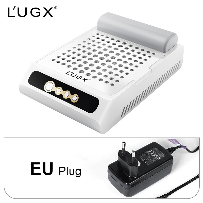 LUGX ooliyuan recargable portátil aspiradora de uñas nueva máquina de succión de polvo de almacenamiento de energía inalámbrica polvo de uñas no funciona Gris