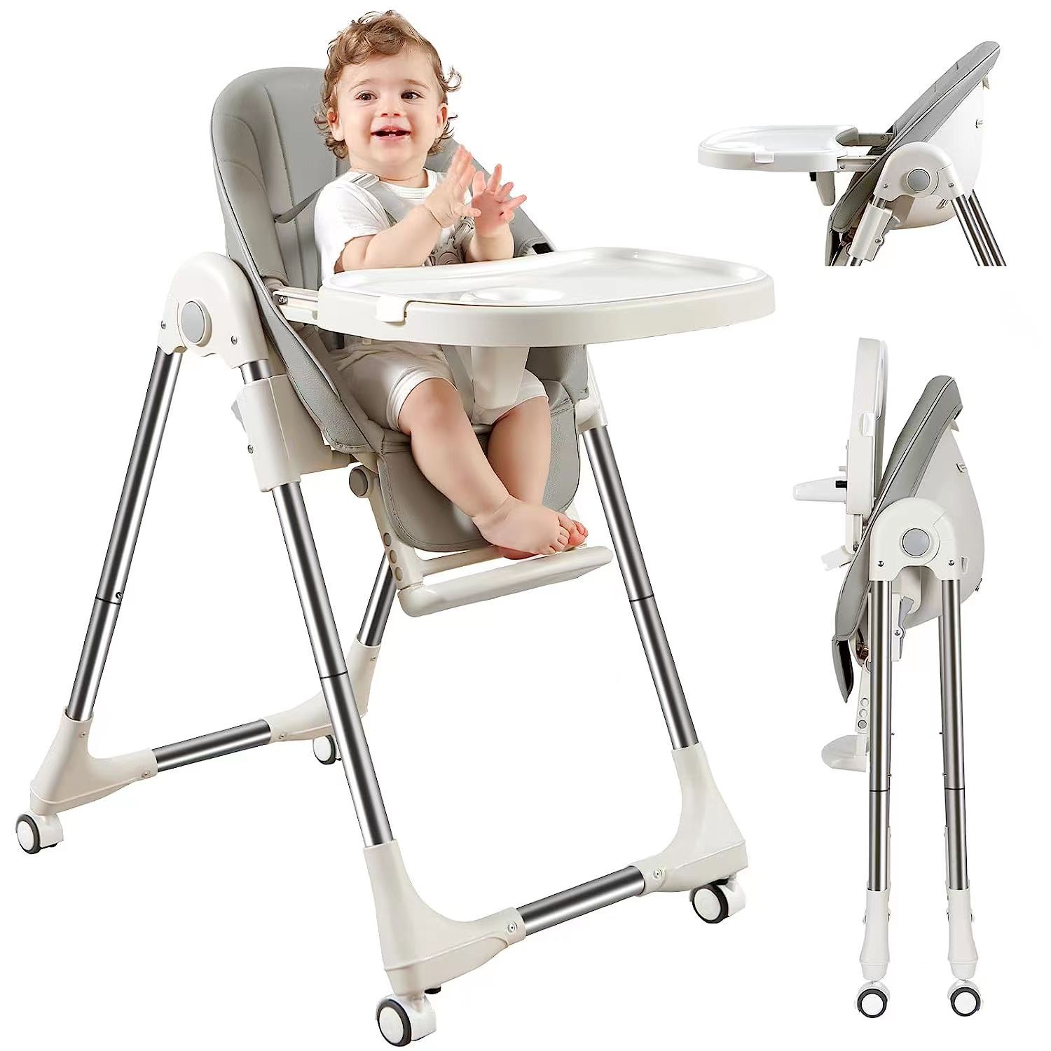 Multifunctional foldable baby dining chair, baby dining chair, maternal and infant supplies, portable children's dining chair