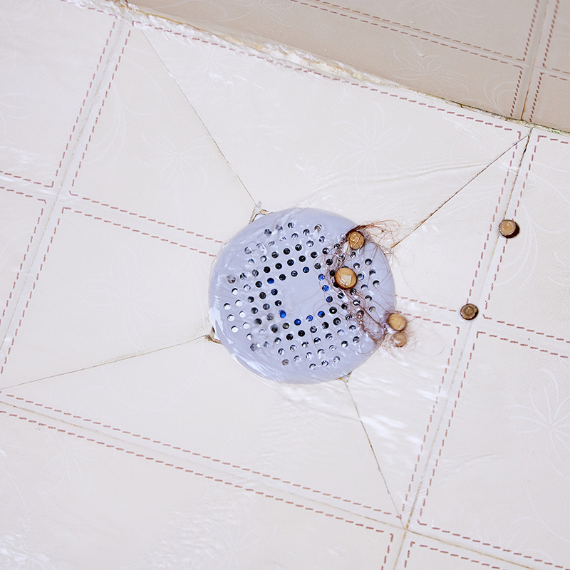 둥근 바닥 배수구 회색