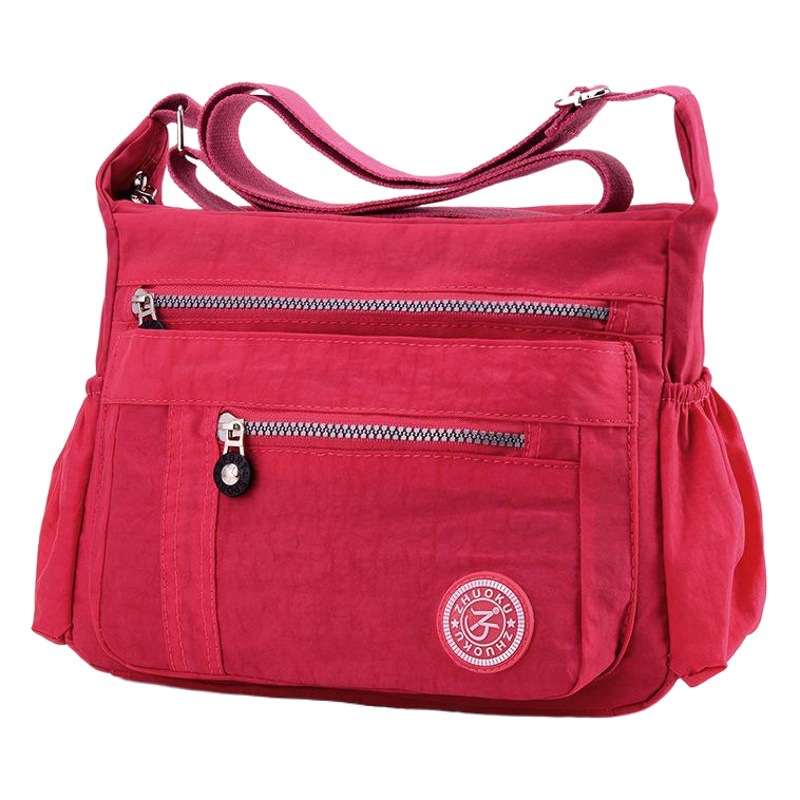 Bolsa bolsa de tela de nylon de las mujeres moda casual hombro bolsa de mensajero bolso de la momia bolsa de suministro directo de fábrica