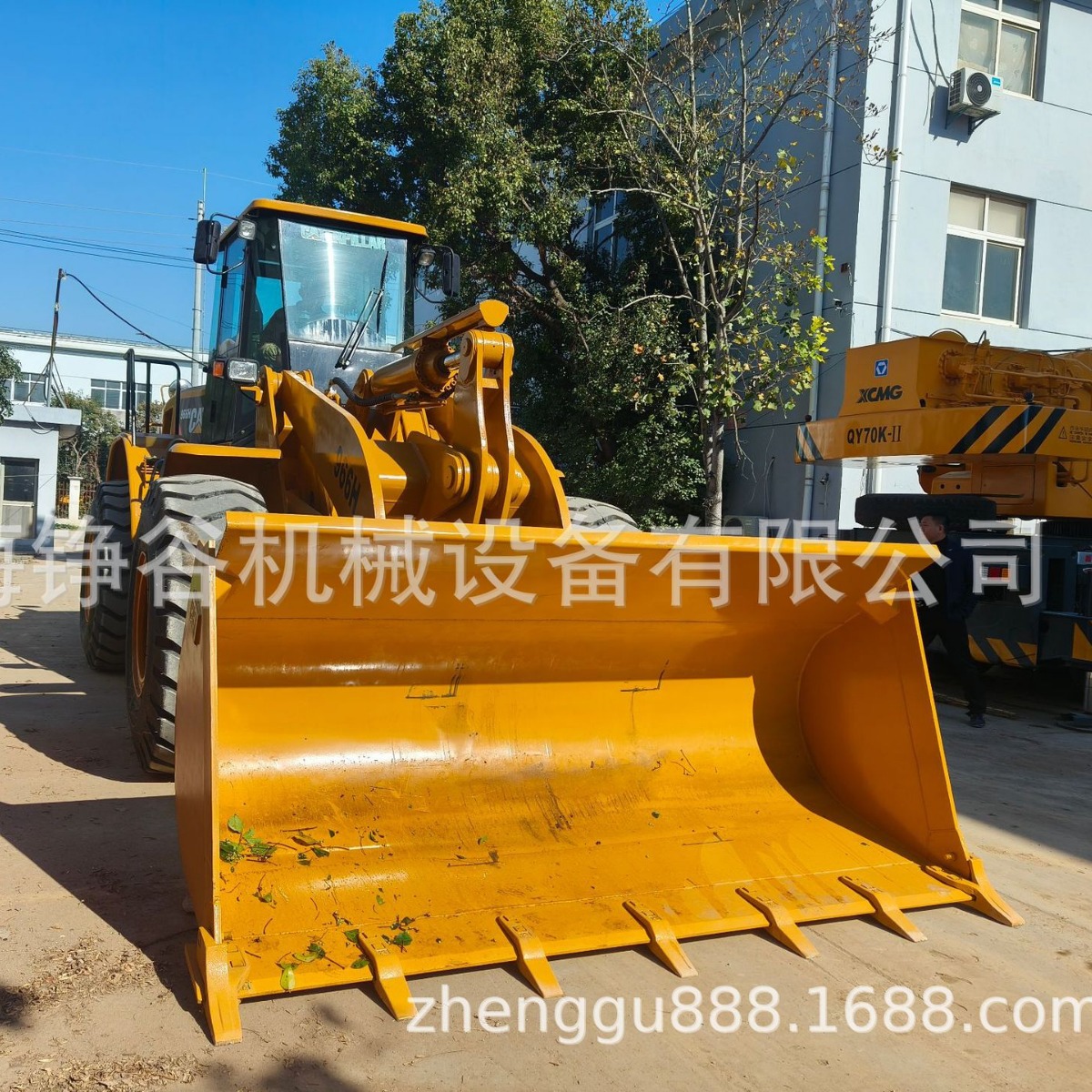 出售9成新二手卡特966H卡特966G装载机 二手抓木机 50侧翻装载机