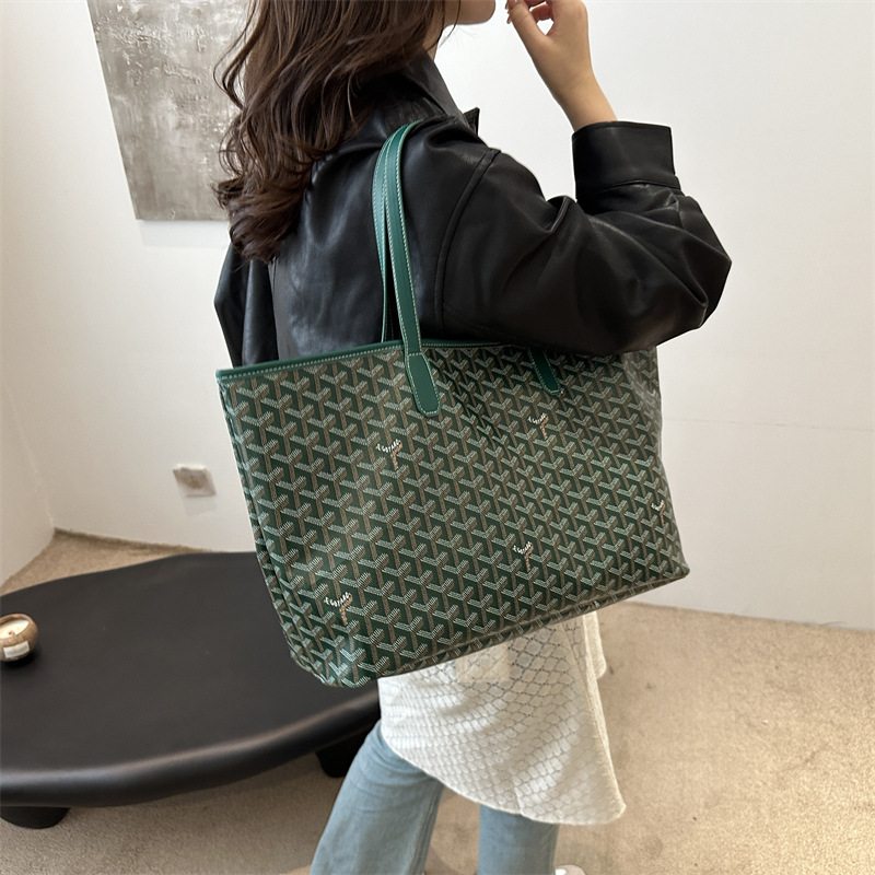 Bolsa de gran capacidad para mujeres otoño y invierno versátil 2024 nueva bolsa de compras casuales de hombro, bolsa de viaje de moda