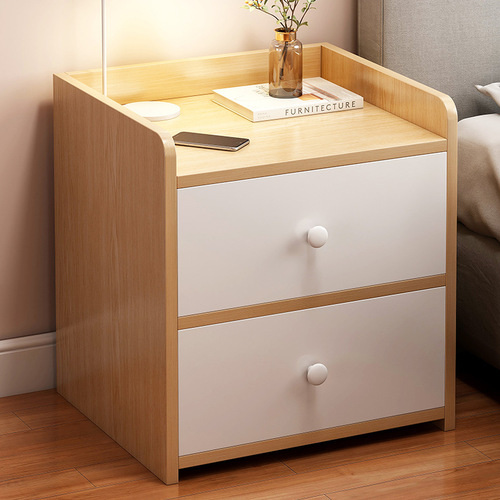Bedside table modern minimalist mini storage locker bedroom bedside table Nordic modern small cabinet
