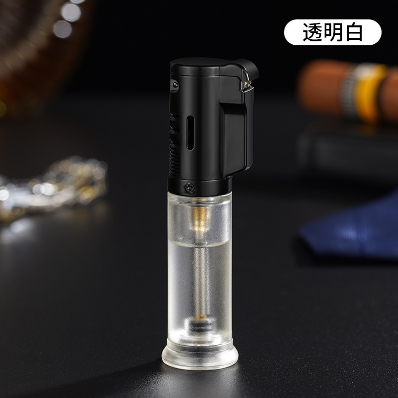PL186-1防风打火机充气体男创意个性直冲蓝焰砂轮式雪茄火机|undefined