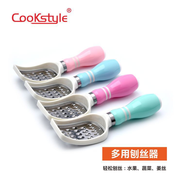 Herramientas de cocina 8-pieza de acero inoxidable melón Planer helado cuchara pelador abridor de botellas cuchillo de pizza multifuncional hogar