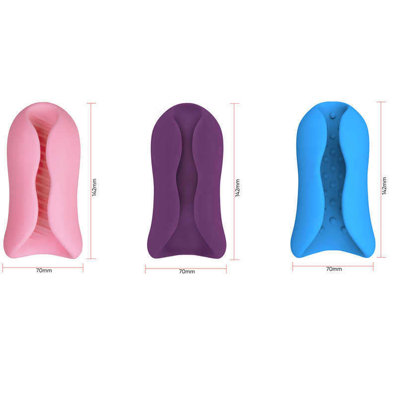 Abra abierto a través de taza de avión masculina masturbadora de interés manual de goma suave, productos para adultos molde invertido