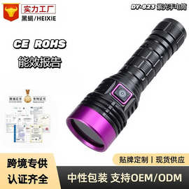 uv紫光灯手电筒3个四核大功率365nm照烟酒纸币玉石文玩鉴紫外线灯