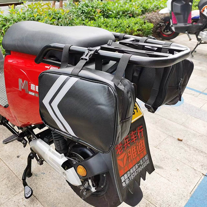 Electric bike, storage system, bag, helmet