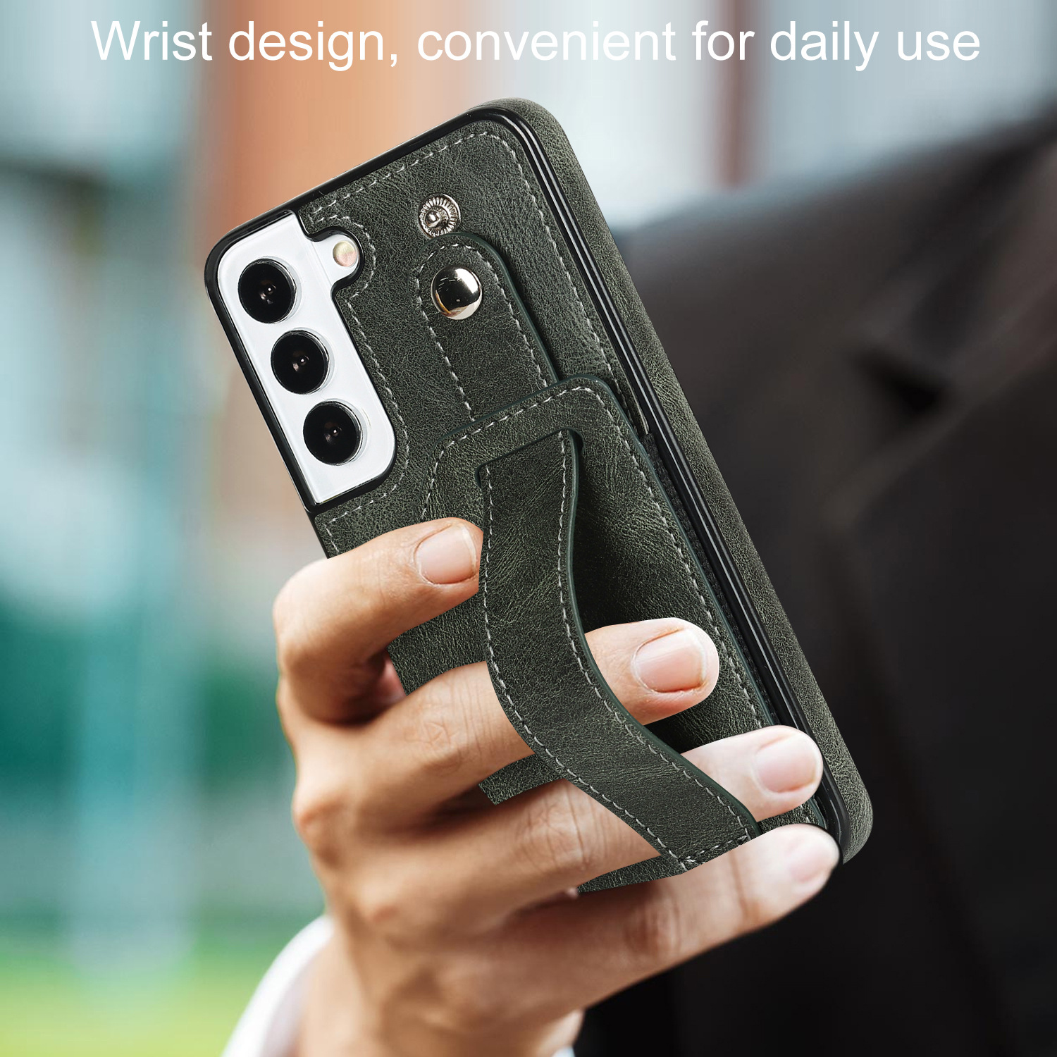 Handyhülle Für Samsung A53 Mit Armband Und Kartenfach Aus Leder_voghion.com
